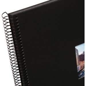 Goldbuch Album a spirale Bella Vista nero 35x30 cm 40 pagine nere