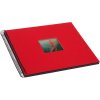 Album a spirale Bella Vista rosso 35x30 cm pagine nere