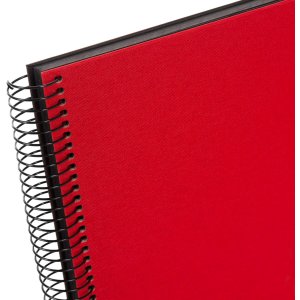 Album a spirale Bella Vista rosso 35x30