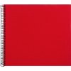 Album a spirale Bella Vista rosso 35x30