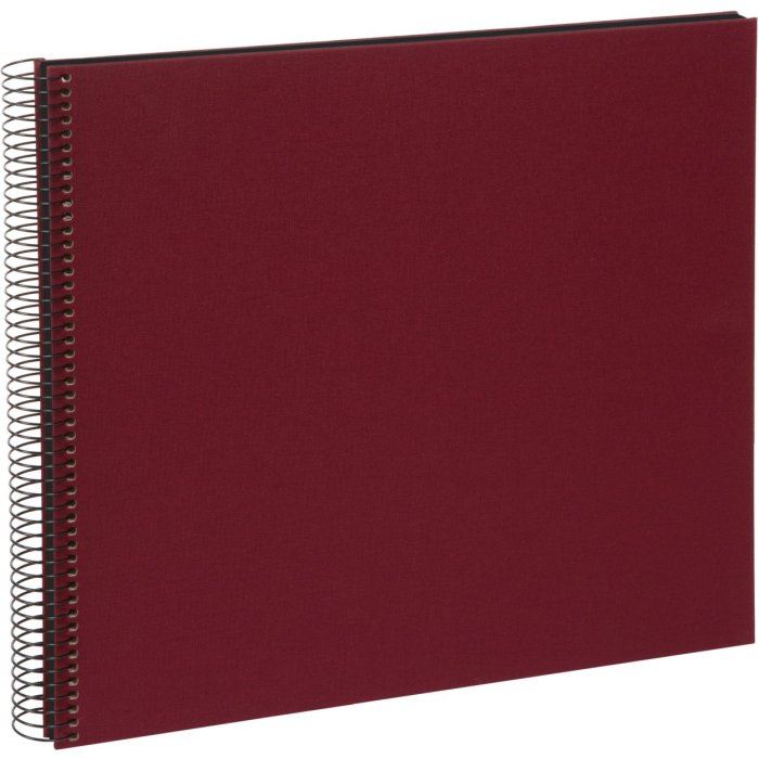Goldbuch Album a spirale Bella Vista bordeaux 35x30 cm 40 pagine nere