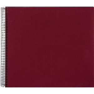 Goldbuch Album a spirale Bella Vista bordeaux 35x30 cm 40 pagine nere