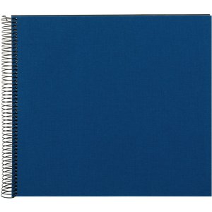 Goldbuch Album a spirale Bella Vista blu 35x30 cm 40 pagine nere