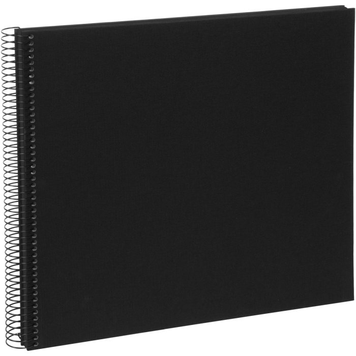Goldbuch Album a spirale Bella Vista nero 35x30 cm 40 pagine nere