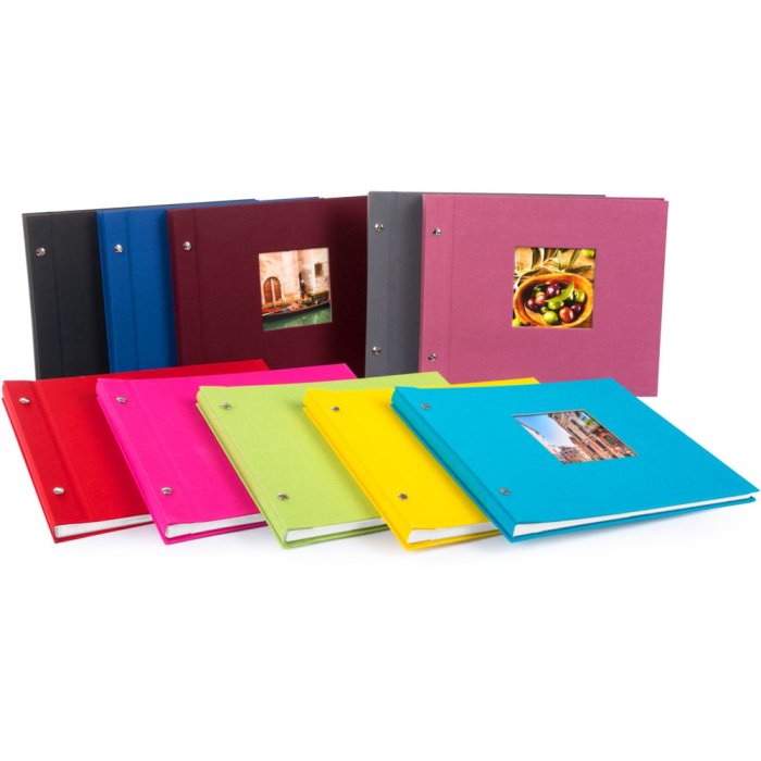 Goldbuch Album a vite Bella Vista assortito 30x25 cm 40 pagine bianche