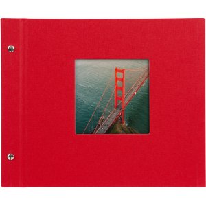 Goldbuch Album a vite Bella Vista rosso 30x25 cm 40 pagine bianche