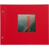 Goldbuch Album a vite Bella Vista rosso 30x25 cm 40 pagine bianche