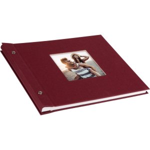 Goldbuch Album a vite Bella Vista bordeaux 30x25 cm 40 pagine bianche