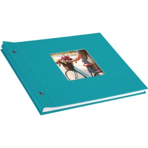 Goldbuch Album a vite Bella Vista turchese 30x25 cm 40 pagine bianche