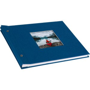 Goldbuch Album a vite Bella Vista blu 30x25 cm 40 pagine bianche
