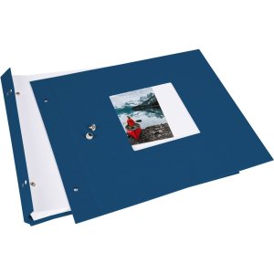 Goldbuch Album a vite Bella Vista blu 30x25 cm 40 pagine bianche