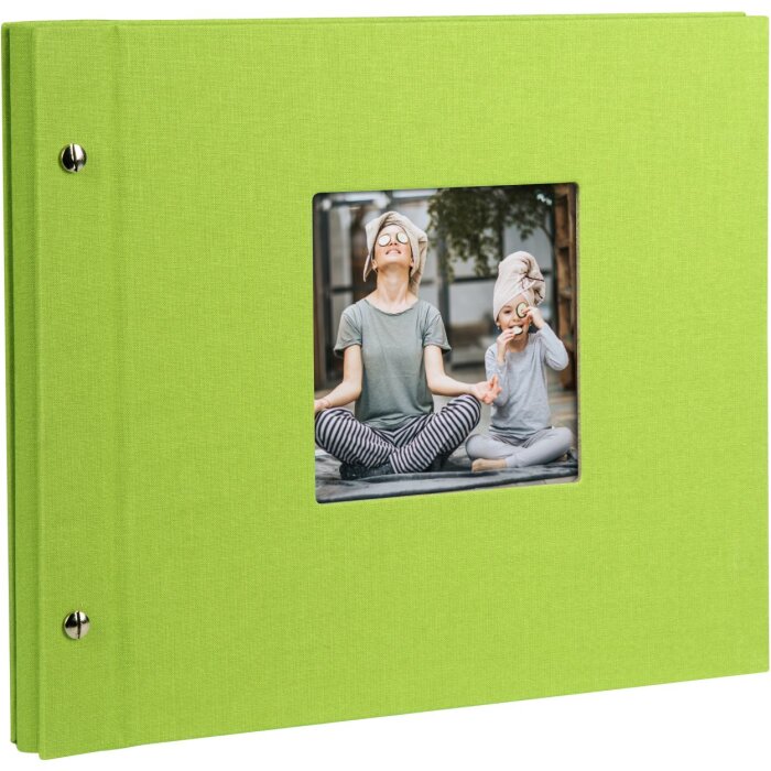 Goldbuch Album a vite Bella Vista verde 30x25 cm 40 pagine bianche