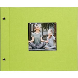 Goldbuch Album a vite Bella Vista verde 30x25 cm 40 pagine bianche