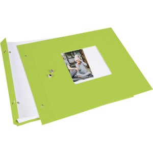 Goldbuch Album a vite Bella Vista verde 30x25 cm 40 pagine bianche