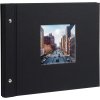 Album a vite Bella Vista nero 30x25 cm cartoncino fotografico bianco