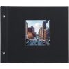 Album a vite Bella Vista nero 30x25 cm cartoncino fotografico bianco