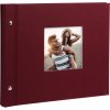 Goldbuch Album a vite Bella Vista bordeaux 30x25 cm 40 pagine nere