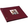 Goldbuch Album a vite Bella Vista bordeaux 30x25 cm 40 pagine nere