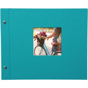 Goldbuch Album a vite Bella Vista turchese 30x25 cm 40 pagine nere