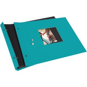 Goldbuch Album a vite Bella Vista turchese 30x25 cm 40 pagine nere