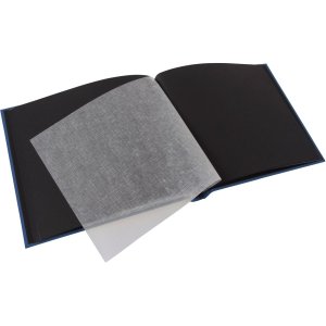 Goldbuch Album a vite Bella Vista blu 30x25 cm 40 pagine nere