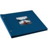 Goldbuch Album a vite Bella Vista blu 30x25 cm 40 pagine nere