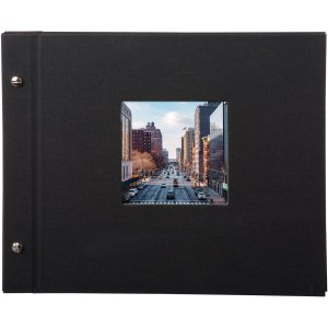 Goldbuch Album a vite Bella Vista nero 30x25 cm 40 pagine nere