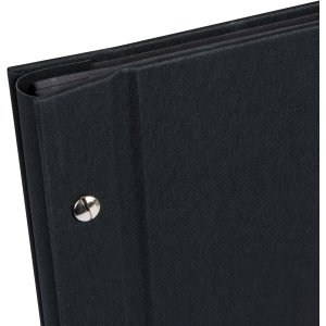 Goldbuch Album a vite Bella Vista nero 30x25 cm 40 pagine nere