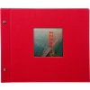 Goldbuch Album a vite Bella Vista rosso 30x25 cm 40 pagine nere