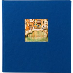 Goldbuch Album fotografico Bella Vista blu 30x31 cm 60...