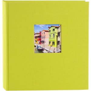 Goldbuch Album fotografico Bella Vista verde 30x31 cm 60...
