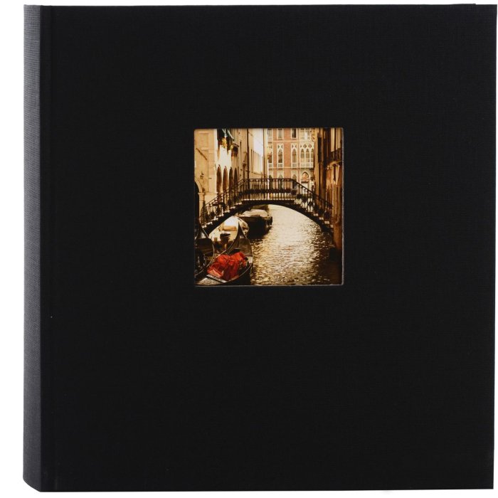 Goldbuch Album fotografico Bella Vista nero 30x31 cm 60 pagine bianche