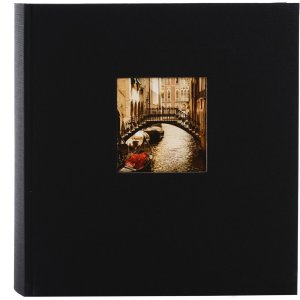 Goldbuch Album fotografico Bella Vista nero 30x31 cm 60...