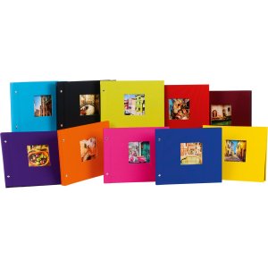 Album a vite Goldbuch Bella Vista assortito 39x31 cm 40 pagine bianche