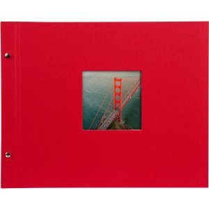 Goldbuch Album a vite Bella Vista rosso 39x31 cm 40 pagine bianche