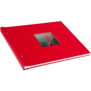 Goldbuch Album a vite Bella Vista rosso 39x31 cm 40 pagine bianche