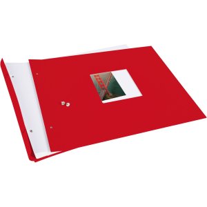 Goldbuch Album a vite Bella Vista rosso 39x31 cm 40 pagine bianche