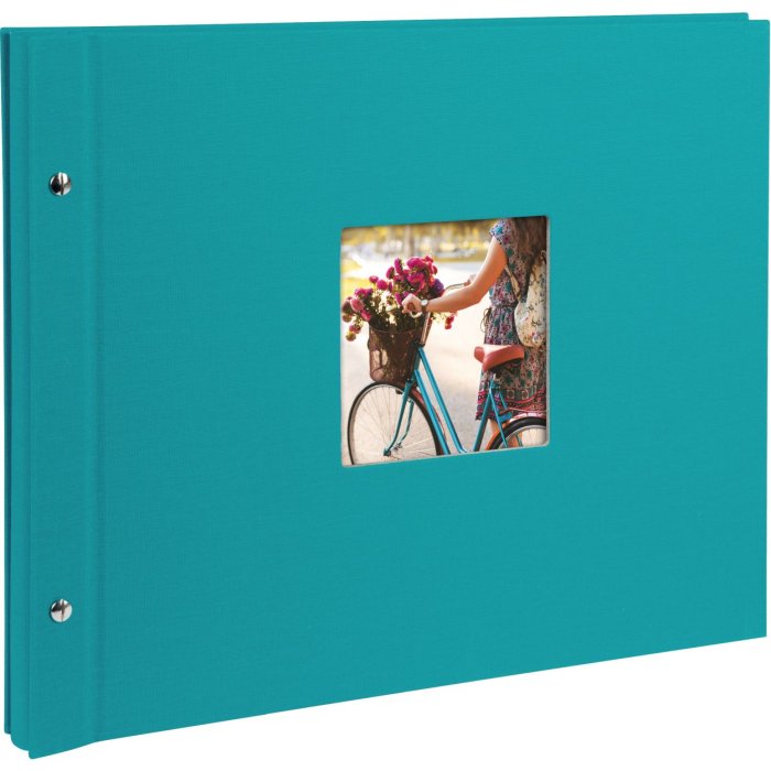 Goldbuch Album a vite Bella Vista turchese 39x31 cm 40 pagine bianche