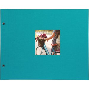 Goldbuch Album a vite Bella Vista turchese 39x31 cm 40 pagine bianche