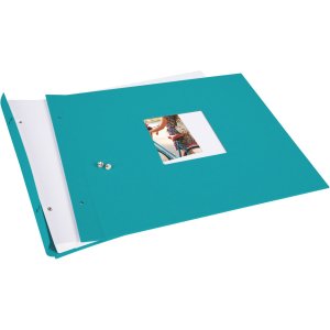 Goldbuch Album a vite Bella Vista turchese 39x31 cm 40 pagine bianche