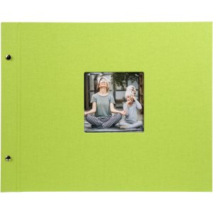 Goldbuch Album a vite Bella Vista verde 39x31 cm 40 pagine bianche
