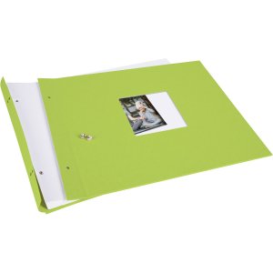Goldbuch Album a vite Bella Vista verde 39x31 cm 40 pagine bianche