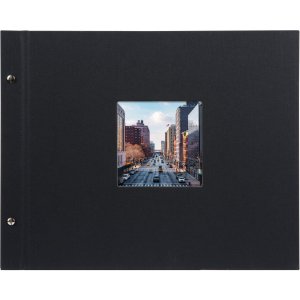 Goldbuch Album a vite Bella Vista nero 39x31 cm 40 pagine bianche