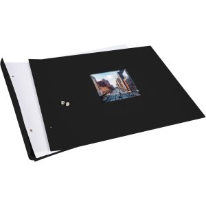 Goldbuch Album a vite Bella Vista nero 39x31 cm 40 pagine bianche