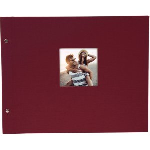 Goldbuch Album a vite Bella Vista bordeaux 39x31 cm 40 pagine nere