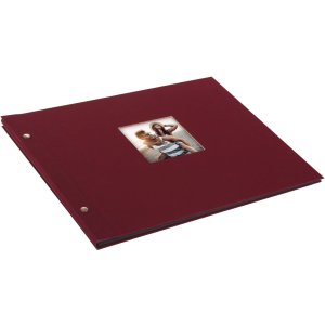 Goldbuch Album a vite Bella Vista bordeaux 39x31 cm 40 pagine nere