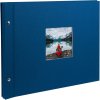 Goldbuch Album a vite Bella Vista blu 39x31 cm 40 pagine nere