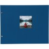 Goldbuch Album a vite Bella Vista blu 39x31 cm 40 pagine nere