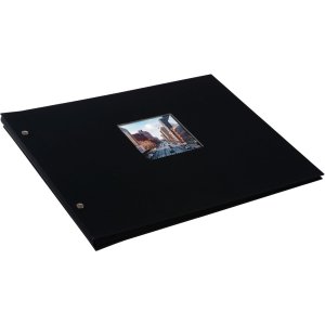 Goldbuch Album a vite Bella Vista nero 39x31 cm 40 pagine nere