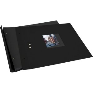 Goldbuch Album a vite Bella Vista nero 39x31 cm 40 pagine nere